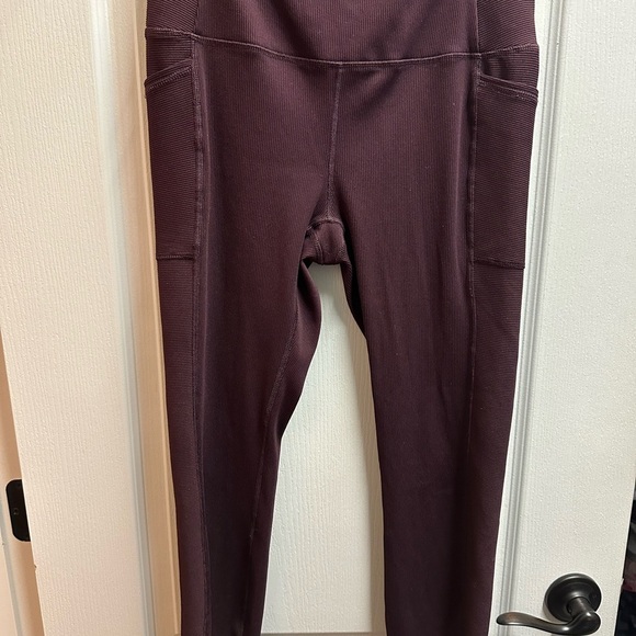 lululemon athletica Pants - Rebook women's Plum High-Waisted Leggings size L/ NWOT 996